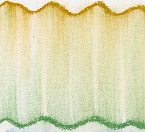 Grüne und goldene Pastellfarben abstrakt — Stockfoto