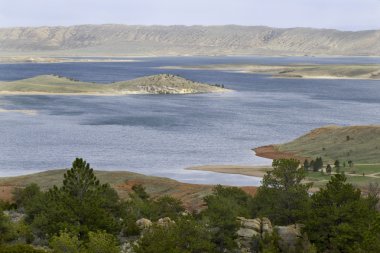 Seminoe Reservoir in Wyoming clipart