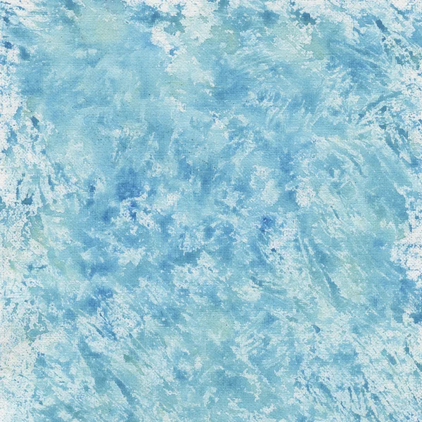 青の水彩画水しぶき — ストック写真