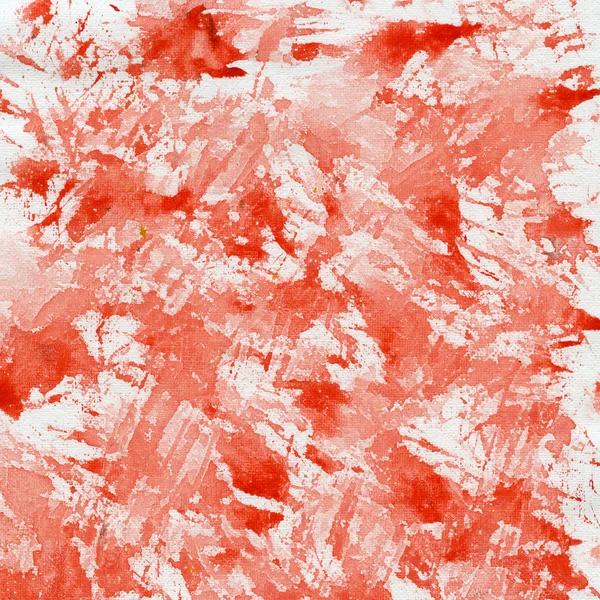 Red splashes on canvas — Stock Photo, Image