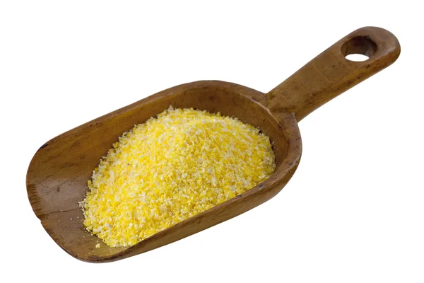 Yellow corn grits — Stock Photo, Image