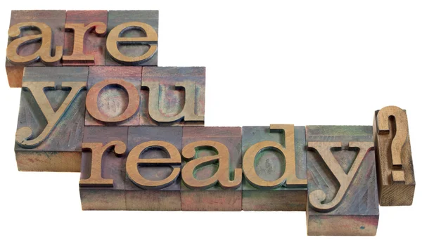 Are you ready? — Stock Photo, Image