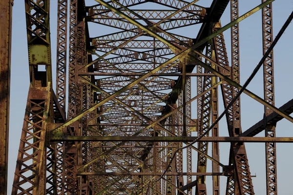 Régi vas híd absztrakt — Stock Fotó