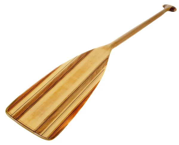 Wooden canoe paddle — Stock Photo, Image