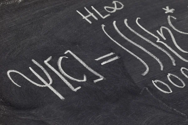 Matematik på blackboard — Stockfoto