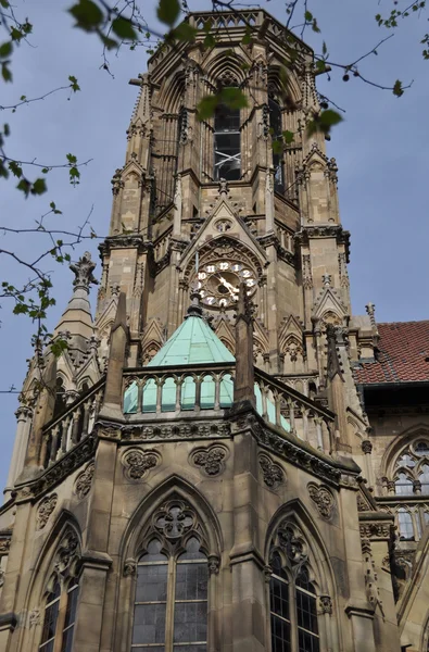 Johanneskirche Stuttgart Feuersee — Stok fotoğraf