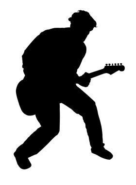 Guitar player clipart