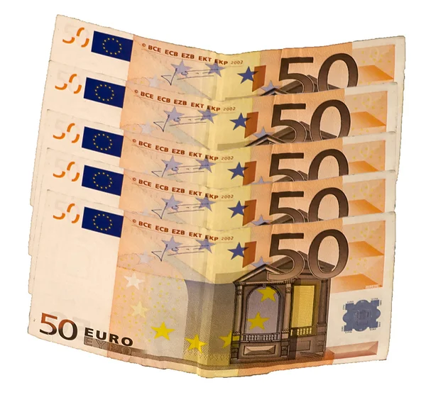 П'ятдесят євро — стокове фото