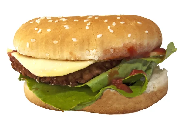 Hambúrguer de queijo — Fotografia de Stock