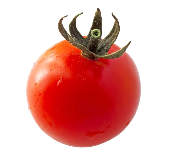 Tomate auf Löffel — Stockfoto