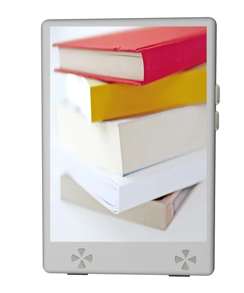 3D ebook čtečka — Stock fotografie