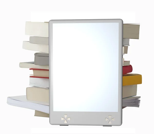 3D ebook czytelnik — Zdjęcie stockowe