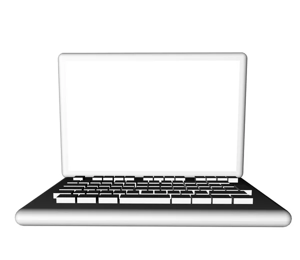 3D laptop — Zdjęcie stockowe
