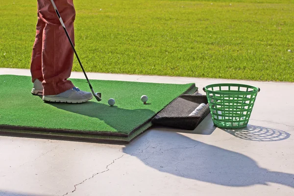 Golf practice — Stock Photo, Image