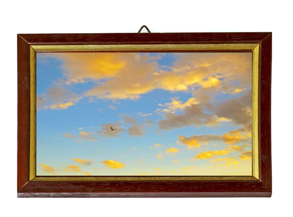 Frame met sky — Stockfoto