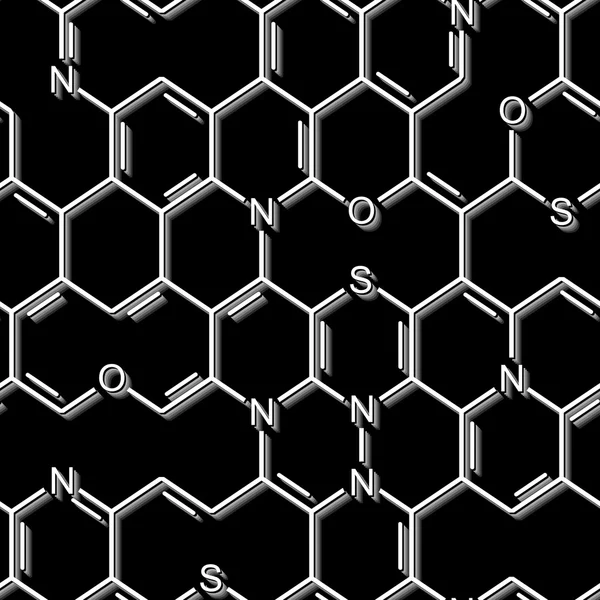 원활한 화학 패턴 — 스톡 벡터