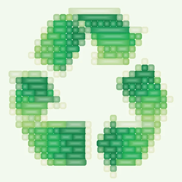 Recyklované symbol — Stockový vektor