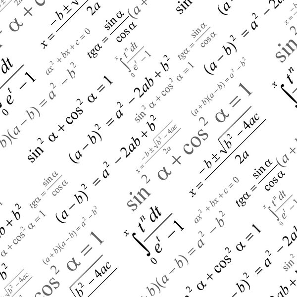Seamless mathematical pattern