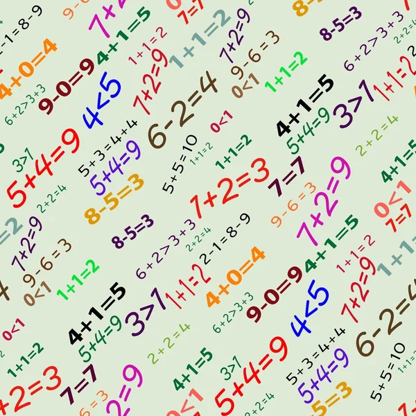Seamless mathematical pattern — Stock Vector
