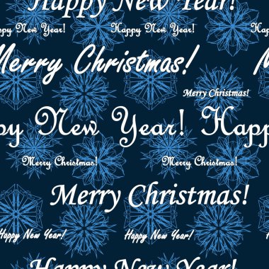 Seamless christmas pattern clipart