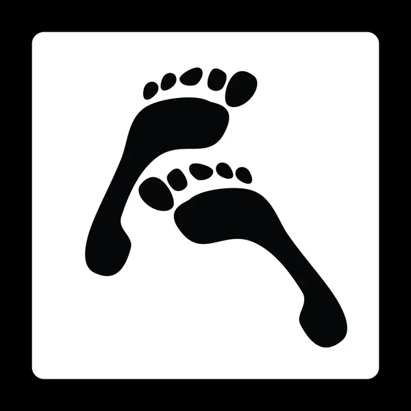 Fußabdruck — Stockvektor