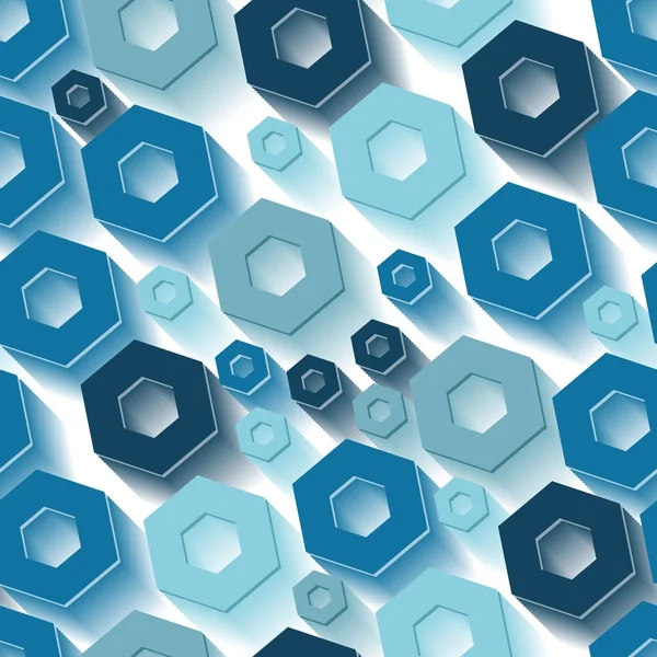 Seamless hexagon pattern — Stock Vector