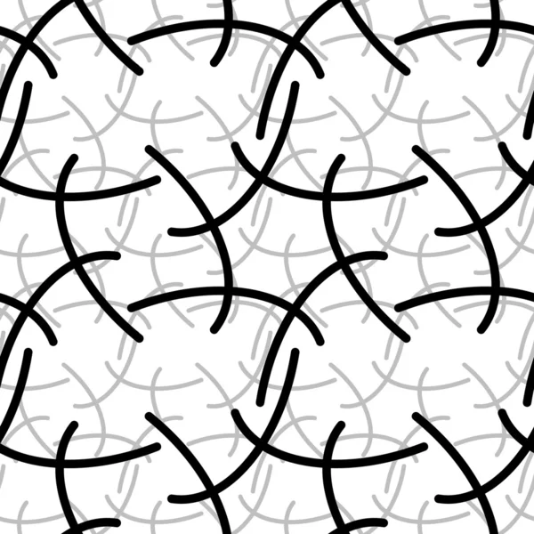 Modèle de ligne de tourbillon sans couture — Image vectorielle