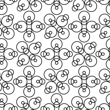 Seamless circle pattern clipart