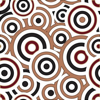 Seamless circle pattern clipart