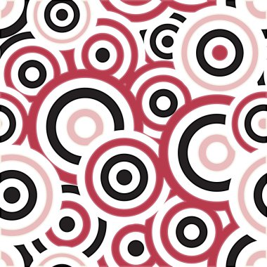 Seamless circle pattern clipart