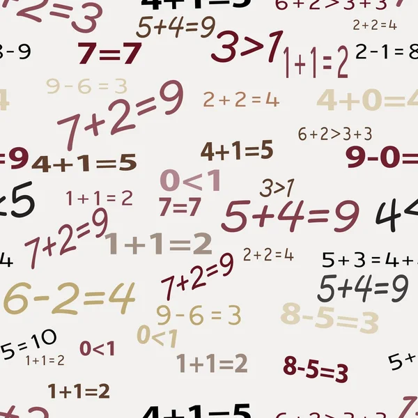 シームレスな数学的パターン — ストックベクタ