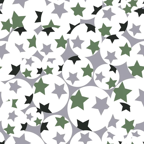 Bezešvé hvězda vzorek — Stockový vektor