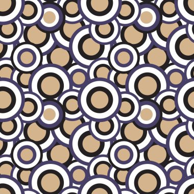 Seamless circle pattern clipart