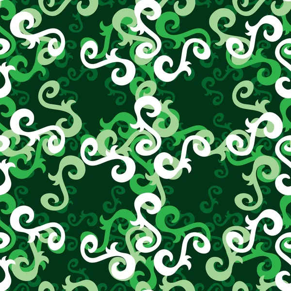 Naadloze floral ornament patroon — Stockvector