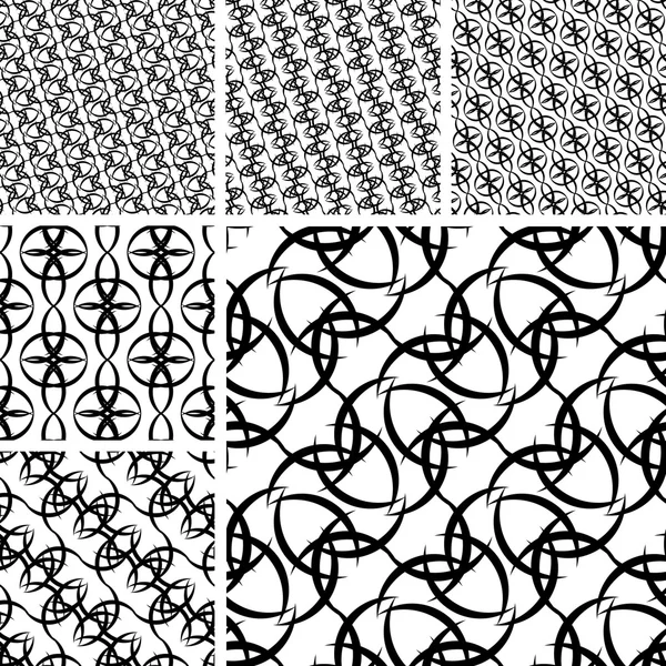 Seamless ornament patterns — Stock Vector