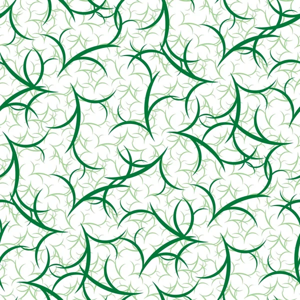 シームレスな渦巻き模様の花のパターン — ストックベクタ