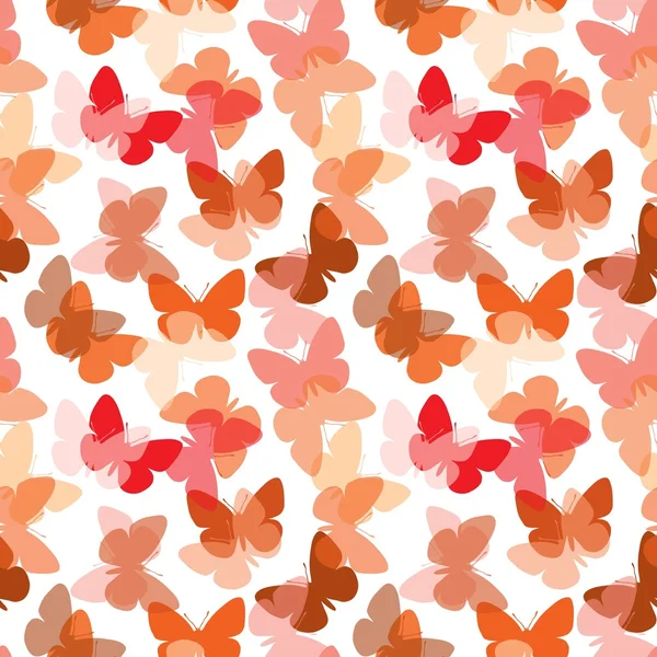 Seamless butterfly pattern — Stock Vector