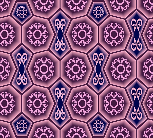 Patrón de azulejo ornamento sin costuras — Archivo Imágenes Vectoriales