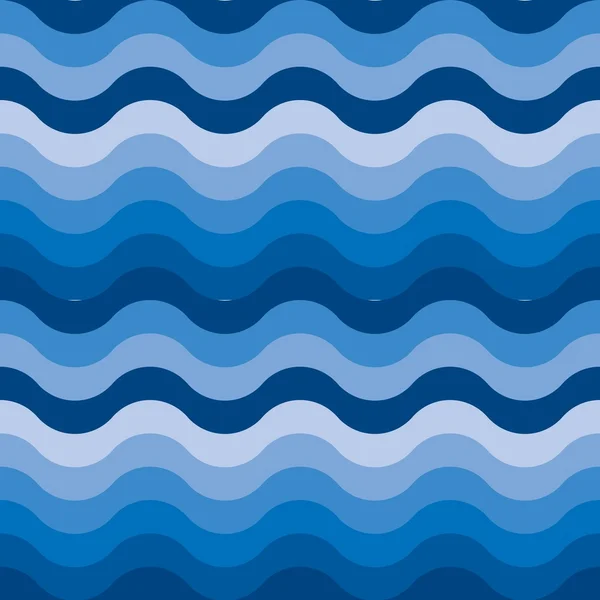 Patrón de onda de agua inconsútil — Vector de stock