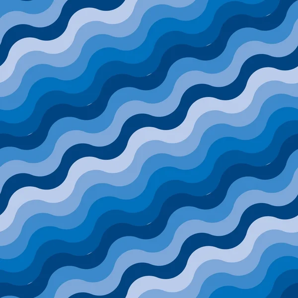 Patrón de onda de agua inconsútil — Archivo Imágenes Vectoriales