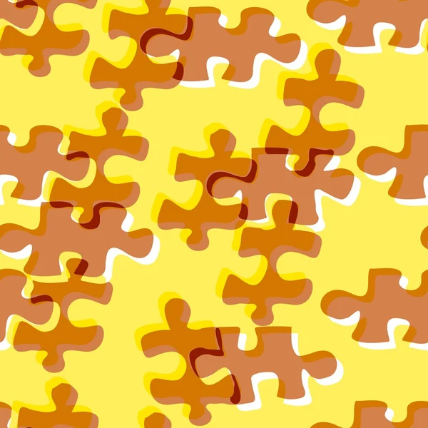 원활한 퍼즐 패턴 — 스톡 벡터