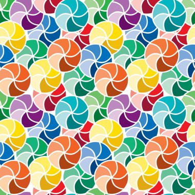 kesintisiz canlı girdap deseni