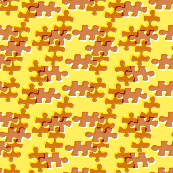 Modèle de puzzle sans couture — Image vectorielle