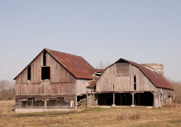 Porzucone stodoły — Zdjęcie stockowe