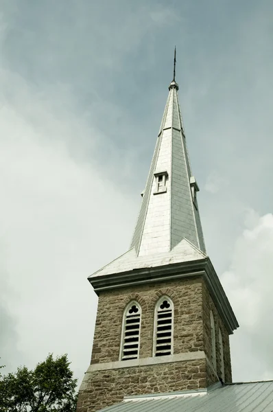 Church tower and steeple — Stock Photo, Image