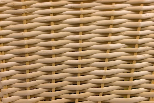 柳条编织篮子模式 — 图库照片