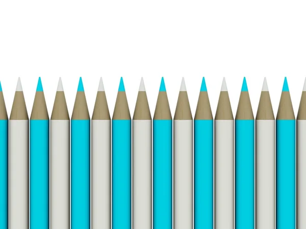 Pencils isolated on white — Stock Photo, Image