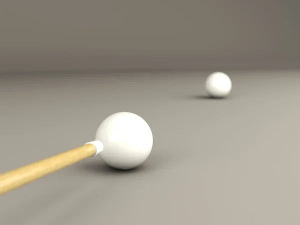 Billiard ball in focus — Stock Photo, Image