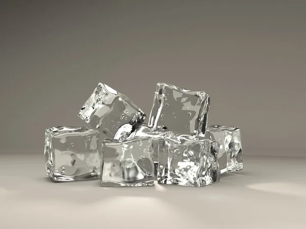 Cubetti di ghiaccio — Foto Stock