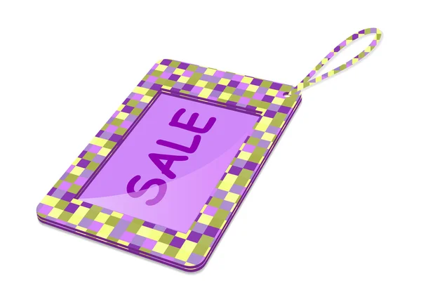 Sale tag sign — Stock Vector